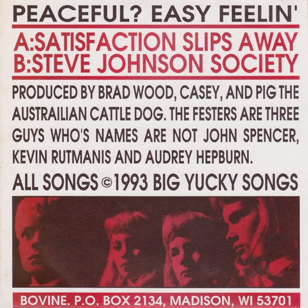 Festering Rinyanyons - Peacful Easy Feelin! | Bovine Records (BO08) - 2