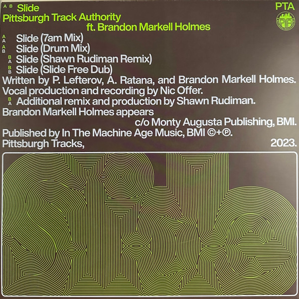 Pittsburgh Track Authority Ft. Brandon Markell Holmes - Slide | Pittsburgh Tracks (PGHTRX-009) - 2 Pittsburgh Track Authority Ft. Brandon Markell Holmes - Slide | Pittsburgh Tracks (PGHTRX-009) - 2