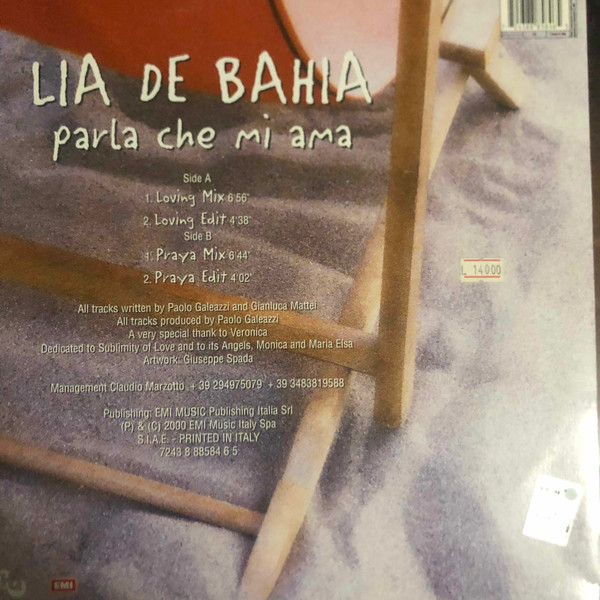 Lia De Bahia - Parla Che Mi Ama | EMI (7243 8 88584 6 5) - 2