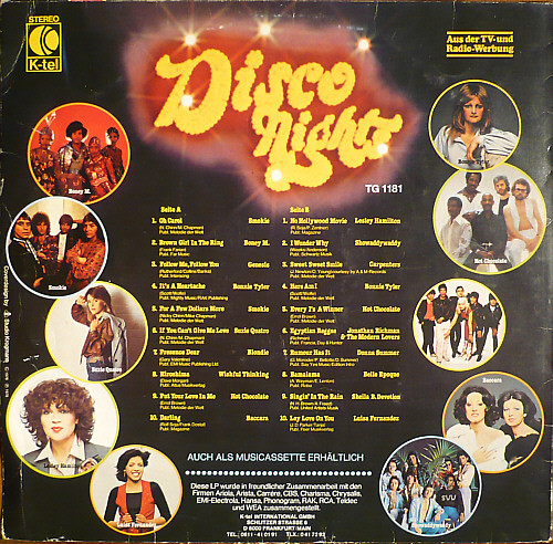 Various - Disco Nights | K-Tel (TG 1181) - 2