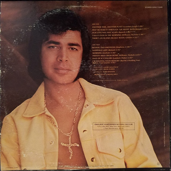 Engelbert Humperdinck - Another Time, Another Place | Parrot (XPAS 71048) - 2