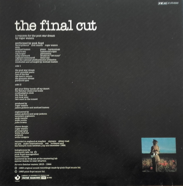 Pink Floyd - The Final Cut | Harvest (2C 070-65042) - 2 Pink Floyd - The Final Cut | Harvest (2C 070-65042) - 2