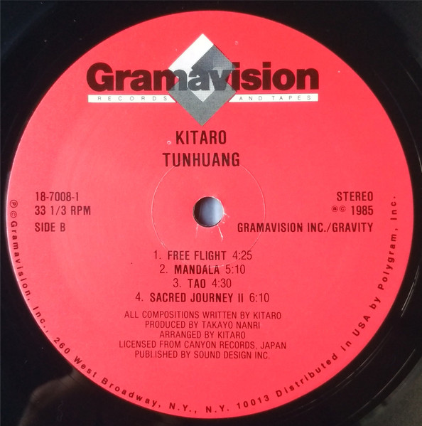 Kitaro - Tunhuang | Gramavision (18-7008-1) - 4