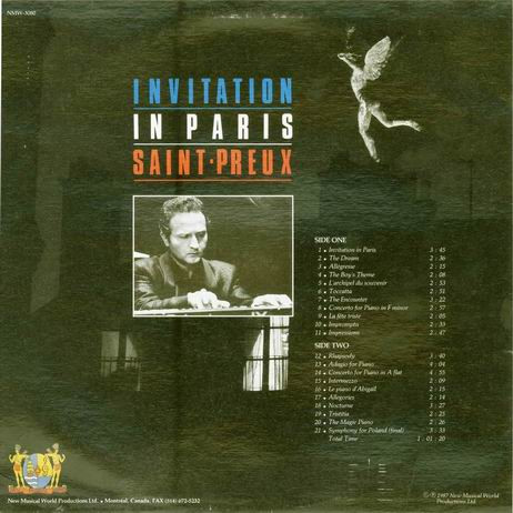 Saint-Preux - Invitation In Paris | New Musical World (NMW-3080) - 2 Saint-Preux - Invitation In Paris | New Musical World (NMW-3080) - 2