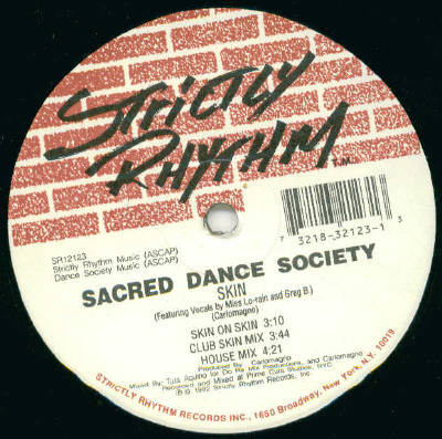 Sacred Dance Society - Techno Phobia / Skin | Strictly Rhythm (SR12123) - 2