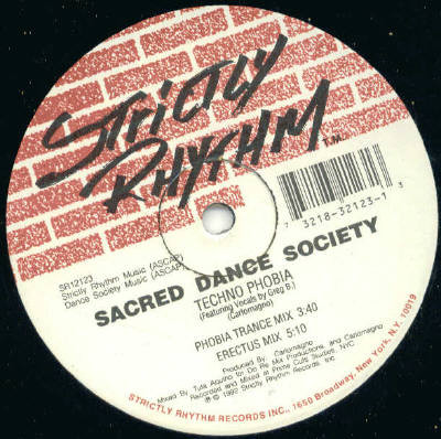 Sacred Dance Society - Techno Phobia / Skin | Strictly Rhythm (SR12123) - main