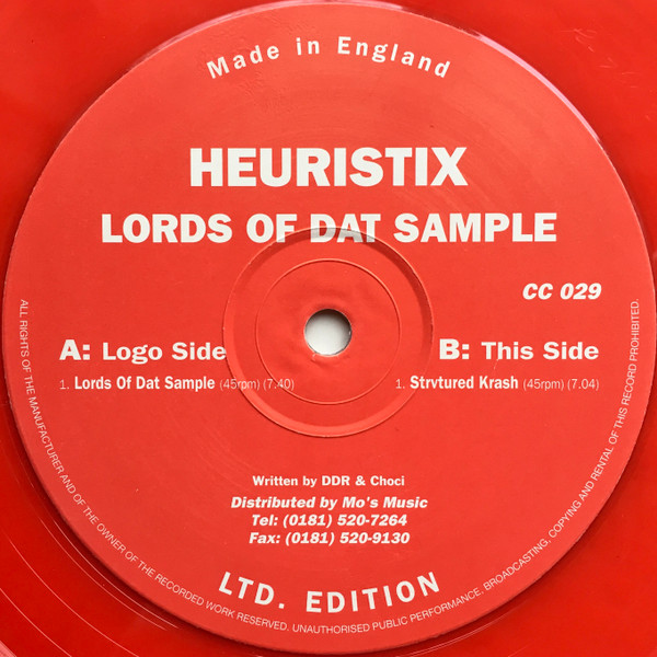 Heuristix - Lords Of Dat Sample | Choci's Chewns (CC 029) - main