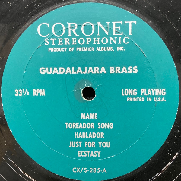 Guadalajara Brass - Mame | Coronet Records (CXS-285) - 3