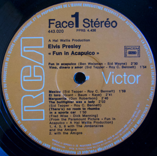 Elvis Presley - Fun In Acapulco | RCA Victor (443.020) - 3