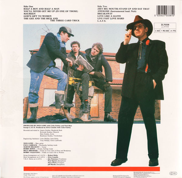Nick Lowe And His Cowboy Outfit - Nick Lowe And His Cowboy Outfit | F-Beat (ZL 70338) - 2
