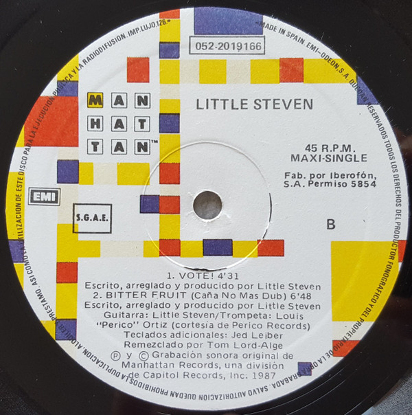 Little Steven - Fruta Amarga | Manhattan Records (052-2019166)