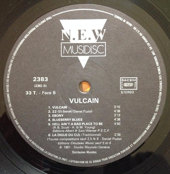 Vulcain - Live Force | N.E.W Musidisc (2383) - 4