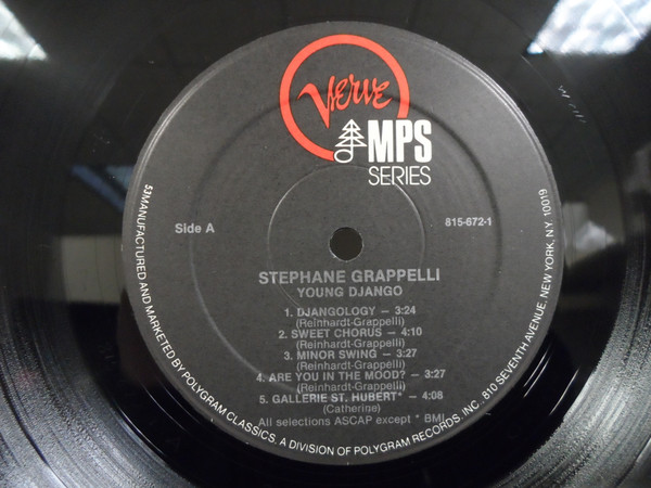 Stéphane Grappelli - Young Django | Verve Records (815 672-1) - 3 Stéphane Grappelli - Young Django | Verve Records (815 672-1) - 3