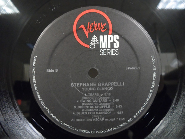 Stéphane Grappelli - Young Django | Verve Records (815 672-1) - 4 Stéphane Grappelli - Young Django | Verve Records (815 672-1) - 4