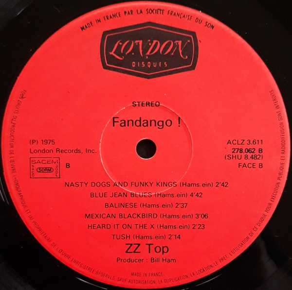 ZZ Top - Fandango! | London Records (278.062) - 4 ZZ Top - Fandango! | London Records (278.062) - 4