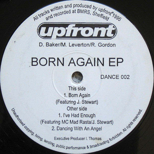 Upfront - Born Again EP | Dance Records (DANCE 002) - main