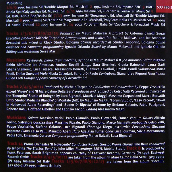 Andrea Bocelli - Romanza | Polydor (533 790-2) - 4