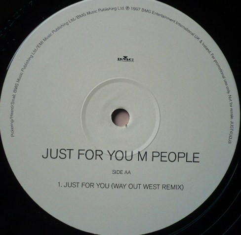 M People - Just For You (The Knuckles + Way Out West Mixes) | BMG (JUST4UDJ3) - 4
