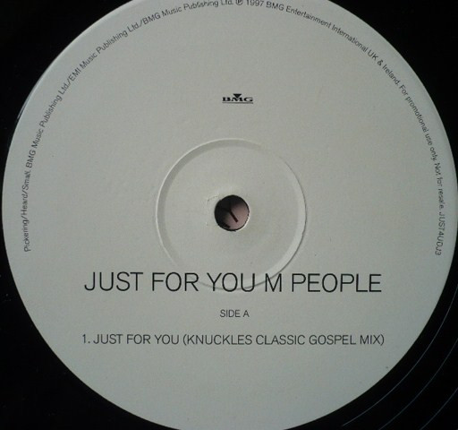 M People - Just For You (The Knuckles + Way Out West Mixes) | BMG (JUST4UDJ3) - 3