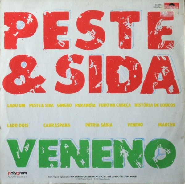 Peste & Sida - Veneno | Polydor (847364-1) - 2