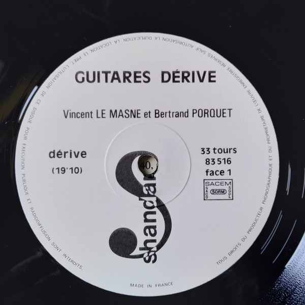 Vincent Le Masne et Bertrand Porquet - Guitares Dérive | Shandar (83 516) - 3 Vincent Le Masne et Bertrand Porquet - Guitares Dérive | Shandar (83 516) - 3