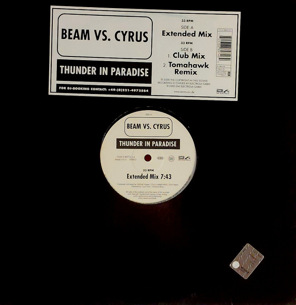 Beam Vs. Cyrus - Thunder In Paradise | EMI Electrola (7243 8 88974 6 4)