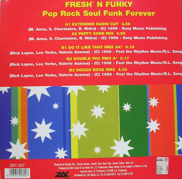 Fresh 'N' Funky - Pop Rock Soul Funk Forever | Zac International (ZNT 037) - 2