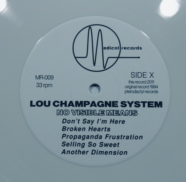 Lou Champagne System - No Visible Means | Medical Records LLC (MR-009) - 2 Lou Champagne System - No Visible Means | Medical Records LLC (MR-009) - 2