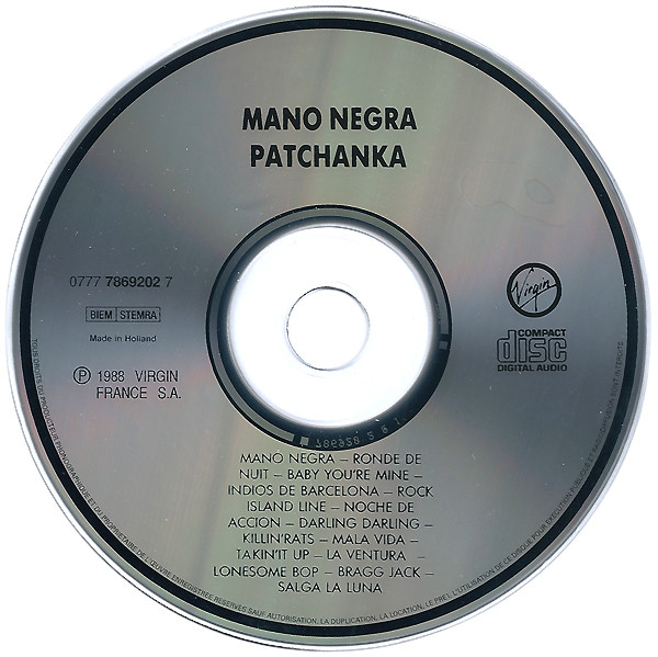 Mano Negra - Patchanka | Virgin (7869202) - 3