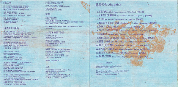 Elbosco - Angelis | Hispavox (7243 8 52740 2 2) - 3 Elbosco - Angelis | Hispavox (7243 8 52740 2 2) - 3