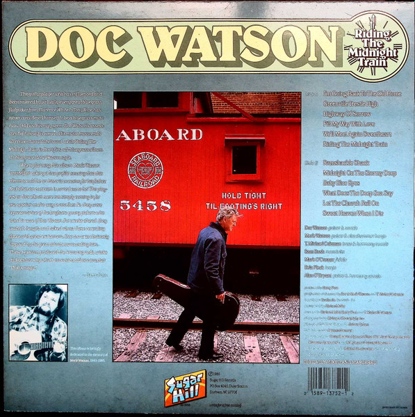 Doc Watson - Riding The Midnight Train | Sugar Hill Records (SH-3752) - 2