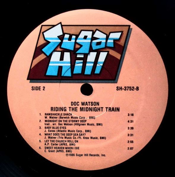 Doc Watson - Riding The Midnight Train | Sugar Hill Records (SH-3752) - 4