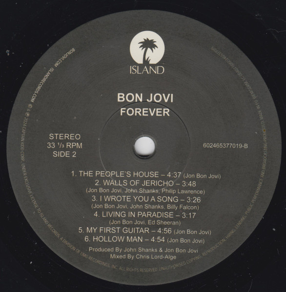 Bon Jovi - Forever | Island Records (602465377019) - 3 Bon Jovi - Forever | Island Records (602465377019) - 3