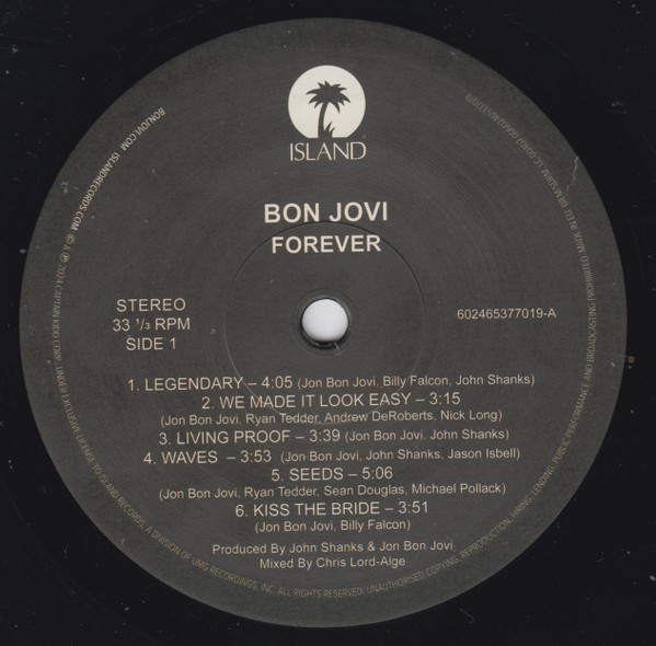 Bon Jovi - Forever | Island Records (602465377019) - 2 Bon Jovi - Forever | Island Records (602465377019) - 2