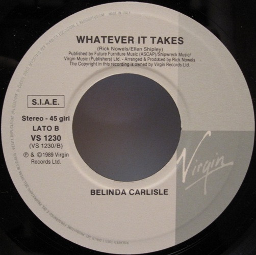Belinda Carlisle - La Luna | Virgin (VS1230) - 4