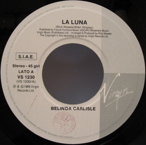 Belinda Carlisle - La Luna | Virgin (VS1230) - 3
