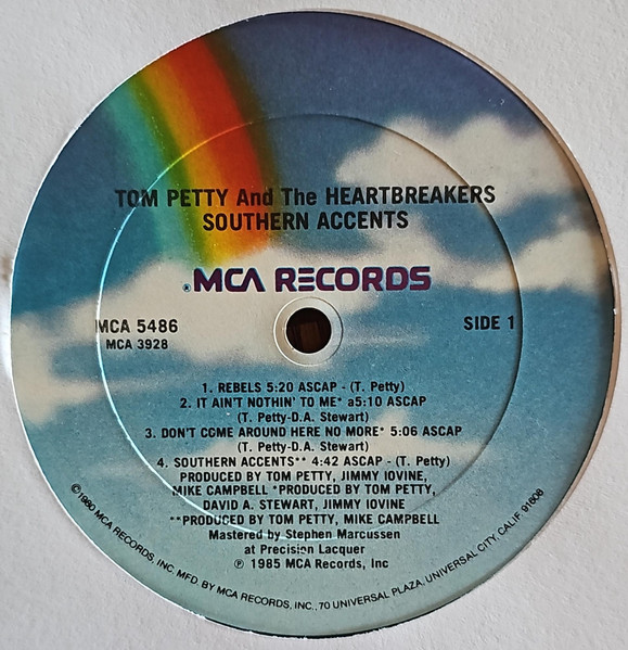 Tom Petty And The Heartbreakers - Southern Accents | MCA Records (MCA 5486) - 3