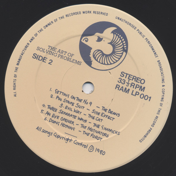 Various - The Art Of Solving Problems | RAM (RAM LP 001) - 4 Various - The Art Of Solving Problems | RAM (RAM LP 001) - 4