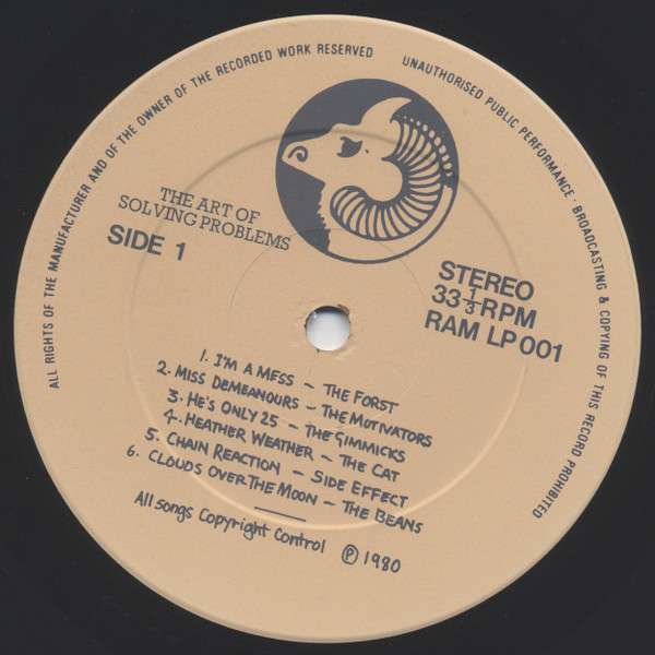 Various - The Art Of Solving Problems | RAM (RAM LP 001) - 3 Various - The Art Of Solving Problems | RAM (RAM LP 001) - 3