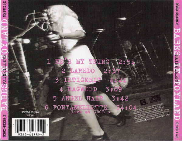 Babes In Toyland - Painkillers | Reprise Records (9362-45339-2) - 4