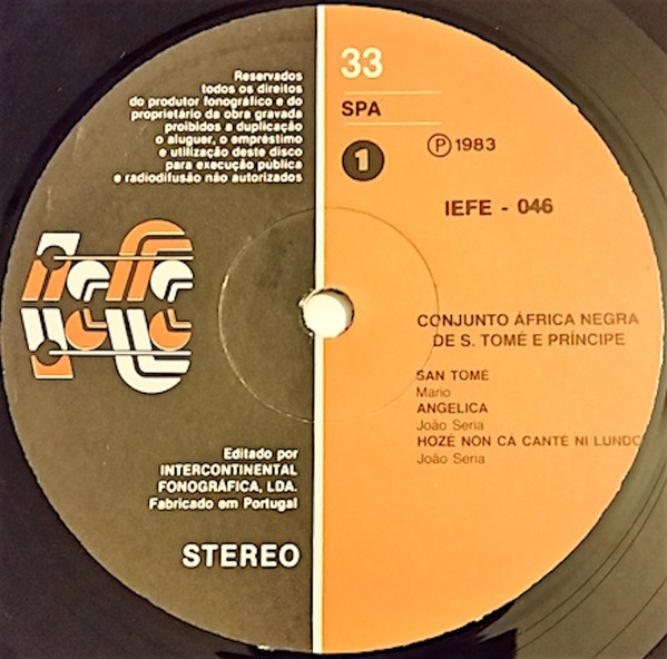Africa Negra - Angelica | Iefe Discos (IEFE-046) - 3