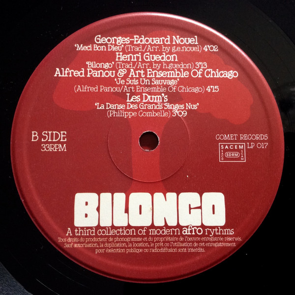 Various - Bilongo - A Third Collection Of Modern Afro Rhythms | Comet Records (LP 017) - 4 Various - Bilongo - A Third Collection Of Modern Afro Rhythms | Comet Records (LP 017) - 4