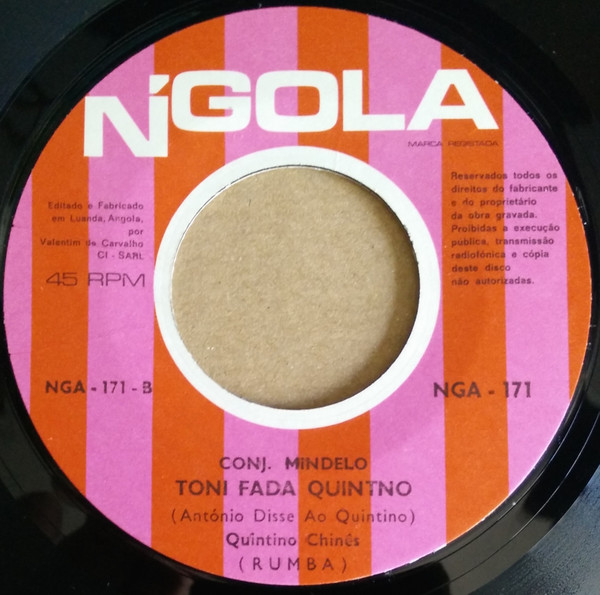 Conjunto Mindelo - V Centenário De S.Tomé / Toni Fada Quintino | N'Gola (NGA-171) - 2