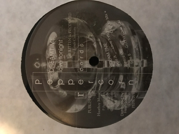 Dreamtime - Love Tonight | Peppercorn (PEPR 001) - main