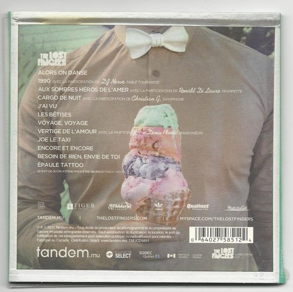 The Lost Fingers - La Marquise [CD] | Tandem.mu (TMUCD5851) - 4