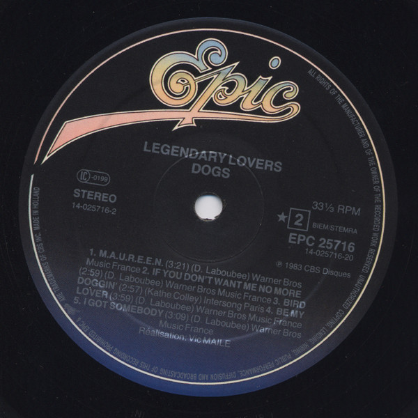 Dogs - Legendary Lovers | Epic (EPC 25716) - 4