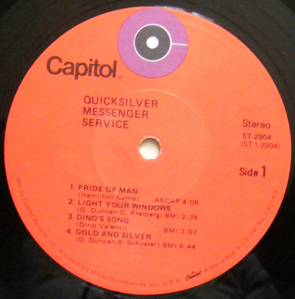 Quicksilver Messenger Service - Quicksilver Messenger Service | Capitol Records (ST 2904) - 2 Quicksilver Messenger Service - Quicksilver Messenger Service | Capitol Records (ST 2904) - 2