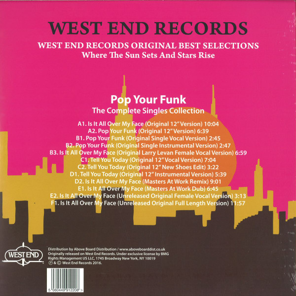 Loose Joints - Pop Your Funk (The Complete Singles Collection) | West End Records (WES-2016-001)