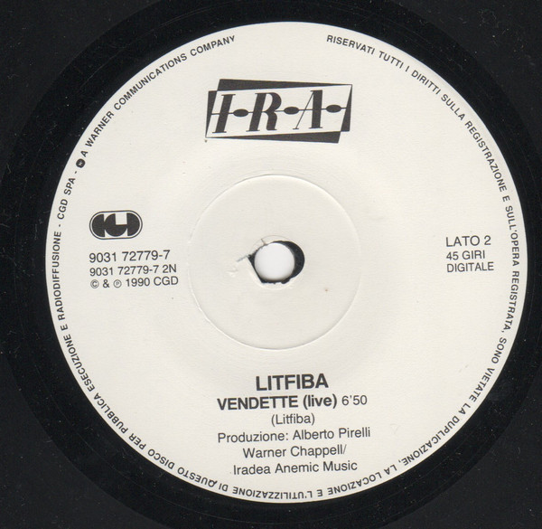 Litfiba - El Diablo | IRA (9031 72779-7) - 4