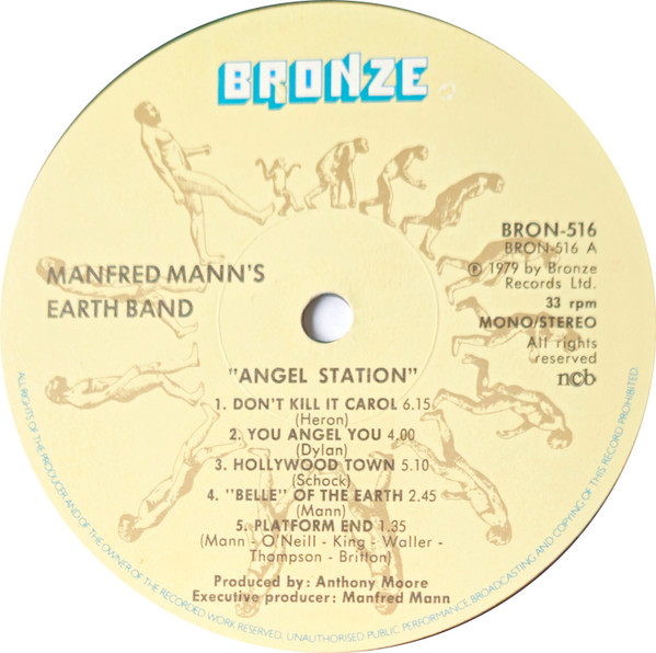 Manfred Mann's Earth Band - Angel Station | Bronze (BRON-516) - 3 Manfred Mann's Earth Band - Angel Station | Bronze (BRON-516) - 3